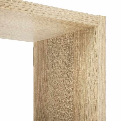 vidaXL Wall Shelf Sonoma Oak 72 x 17 x 105 cm Engineered Wood