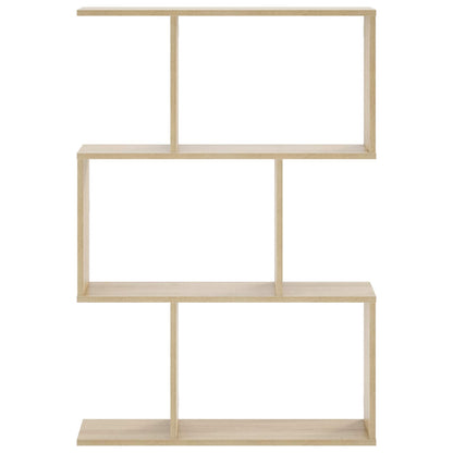 vidaXL Wall Shelf Sonoma Oak 72 x 17 x 105 cm Engineered Wood