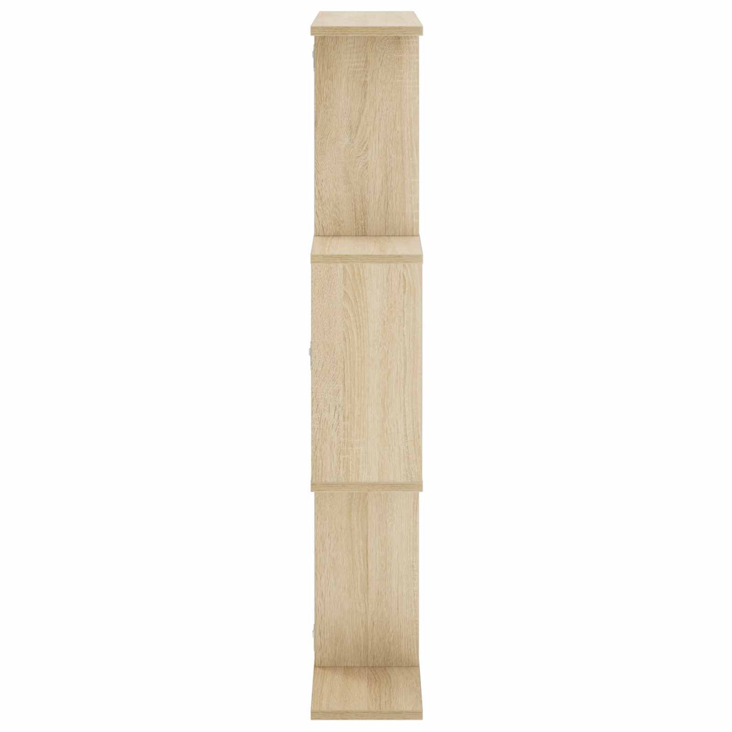 vidaXL Wall Shelf Sonoma Oak 72 x 17 x 105 cm Engineered Wood