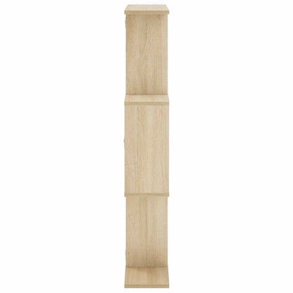 vidaXL Wall Shelf Sonoma Oak 72 x 17 x 105 cm Engineered Wood