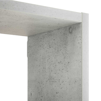 vidaXL Wall Shelf Concrete Grey 72 x 17 x 105 cm Engineered Wood