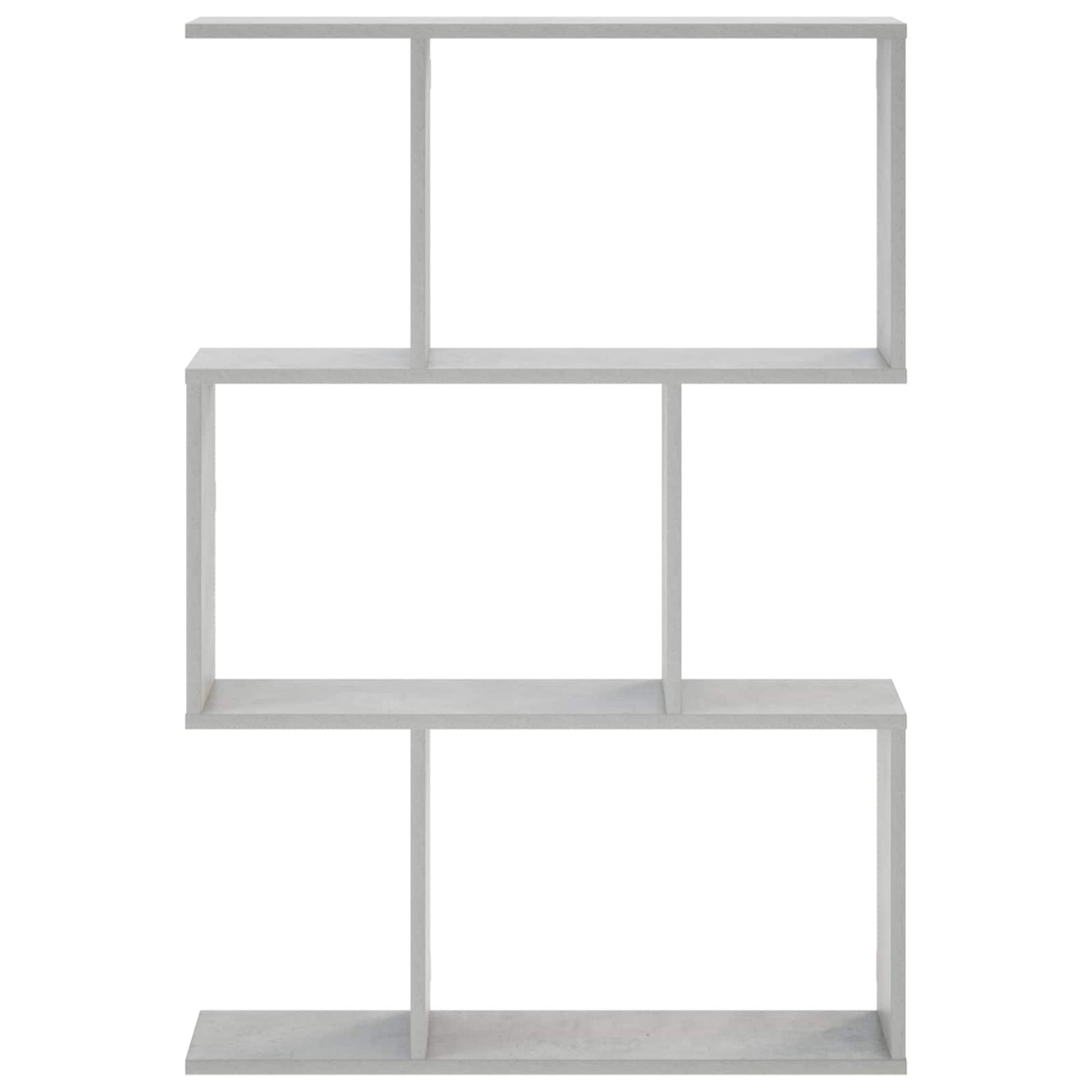 vidaXL Wall Shelf Concrete Grey 72 x 17 x 105 cm Engineered Wood