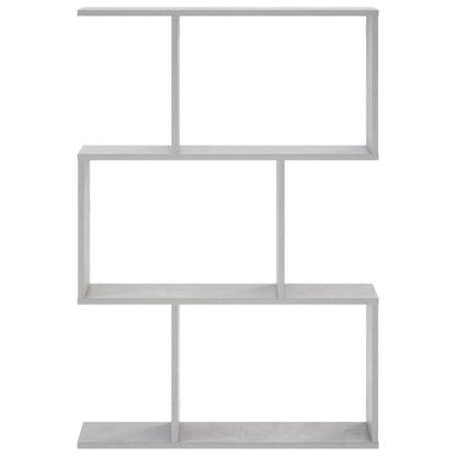 vidaXL Wall Shelf Concrete Grey 72 x 17 x 105 cm Engineered Wood
