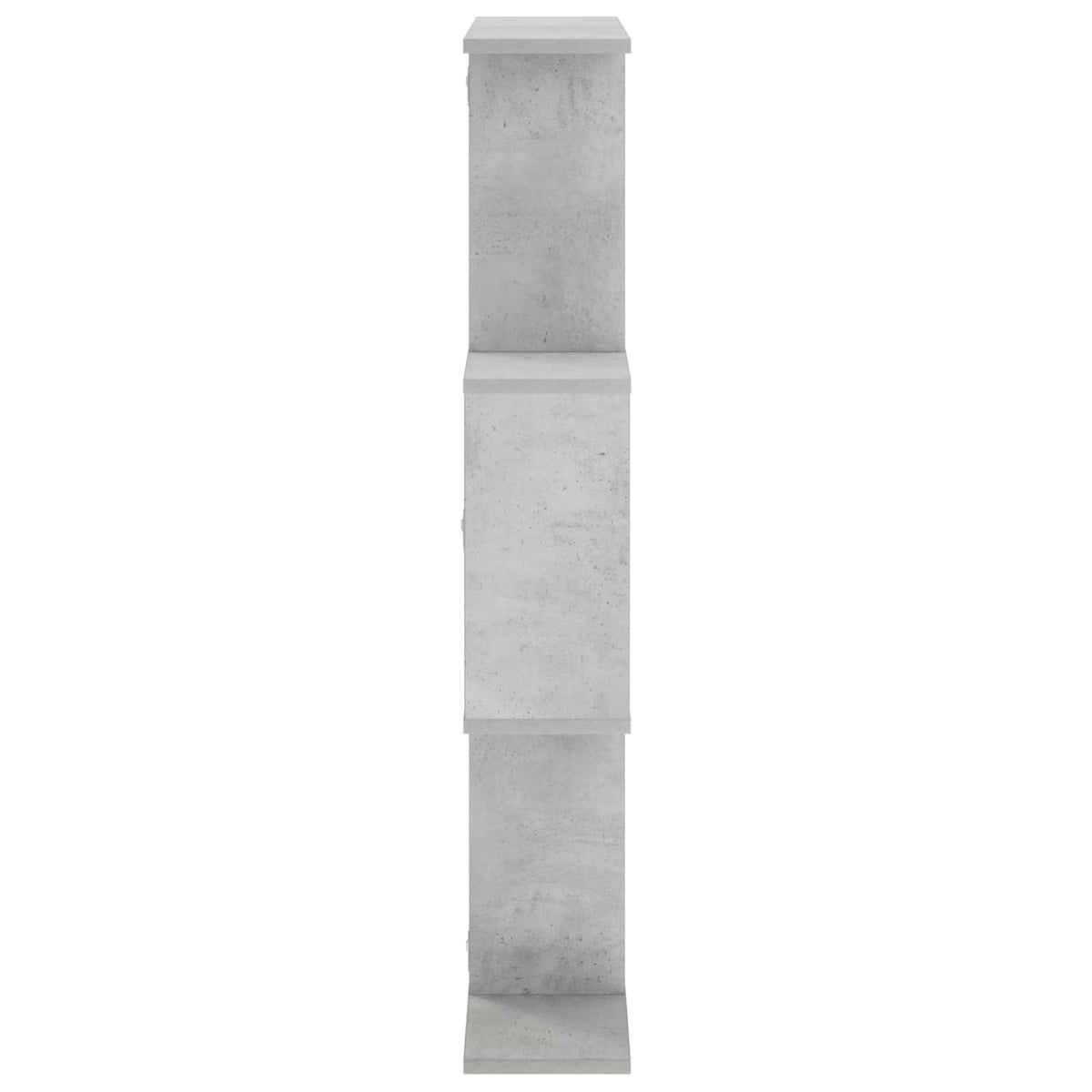 vidaXL Wall Shelf Concrete Grey 72 x 17 x 105 cm Engineered Wood