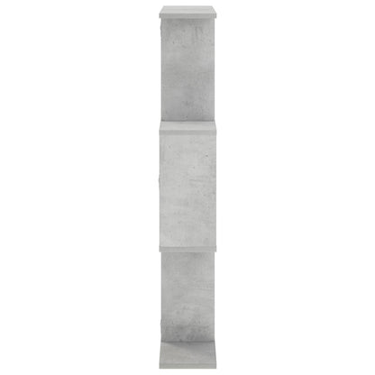 vidaXL Wall Shelf Concrete Grey 72 x 17 x 105 cm Engineered Wood