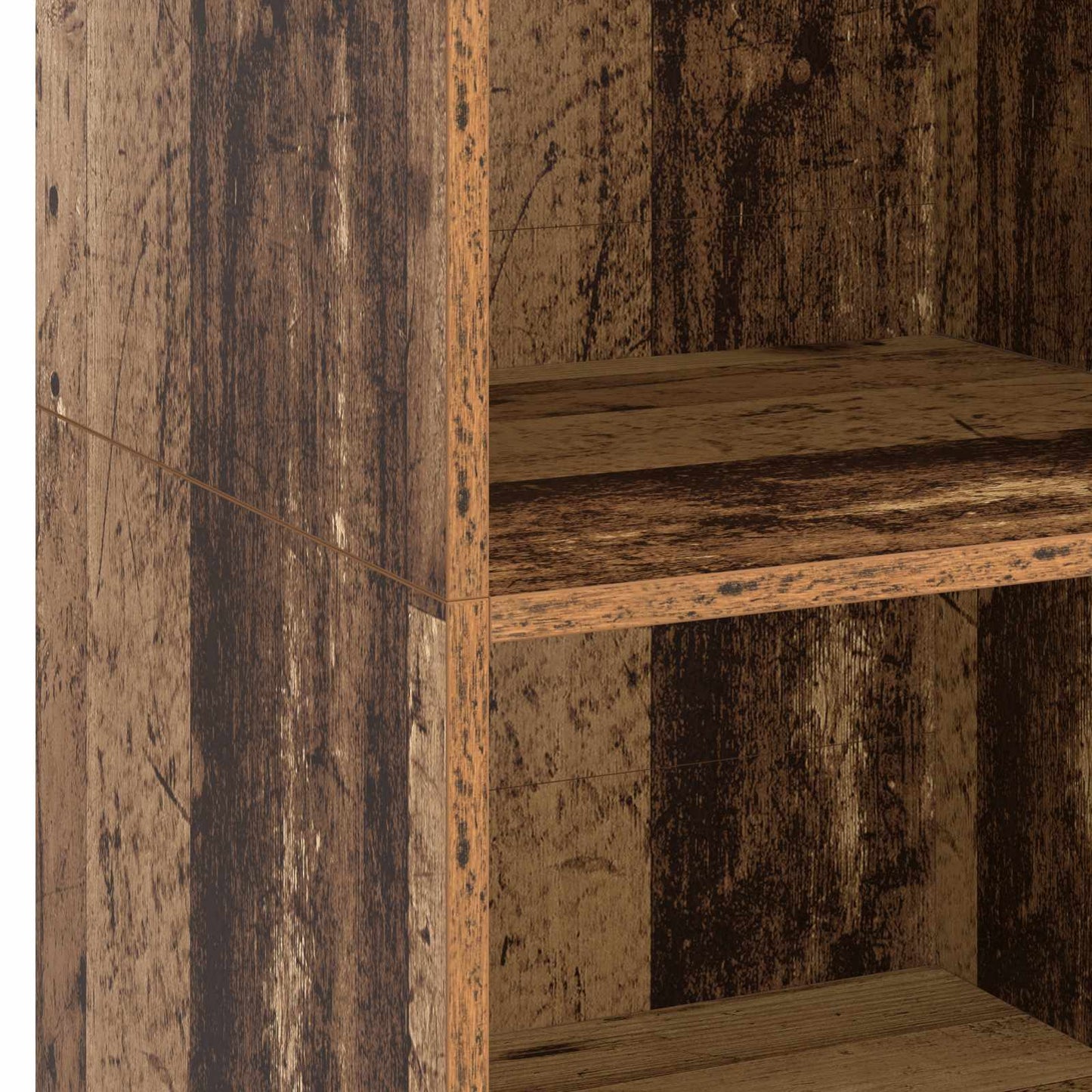 vidaXL Highboard Old Wood 40 x 41 x 124 cm Engineered Wood