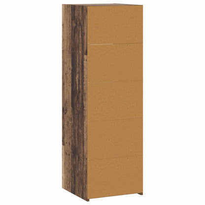 vidaXL Highboard Old Wood 40 x 41 x 124 cm Engineered Wood