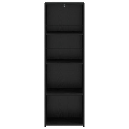 vidaXL Highboard Black Oak 40 x 41 x 124 cm Engineered Wood