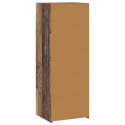 vidaXL Highboard Old Wood 45 x 41 x 124 cm Engineered Wood