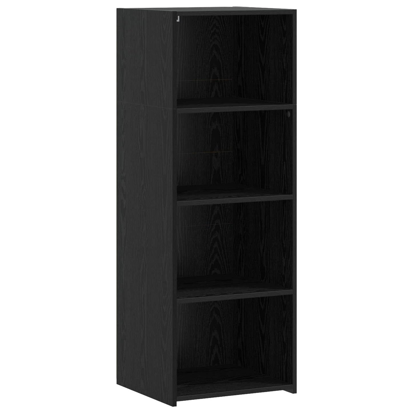 vidaXL Highboard Black Oak 45 x 41 x 124 cm Engineered Wood