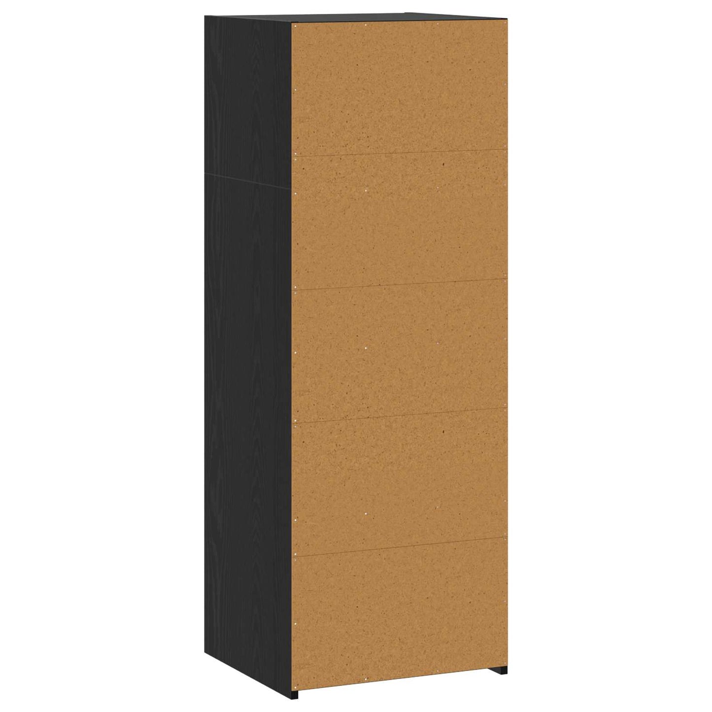 vidaXL Highboard Black Oak 45 x 41 x 124 cm Engineered Wood