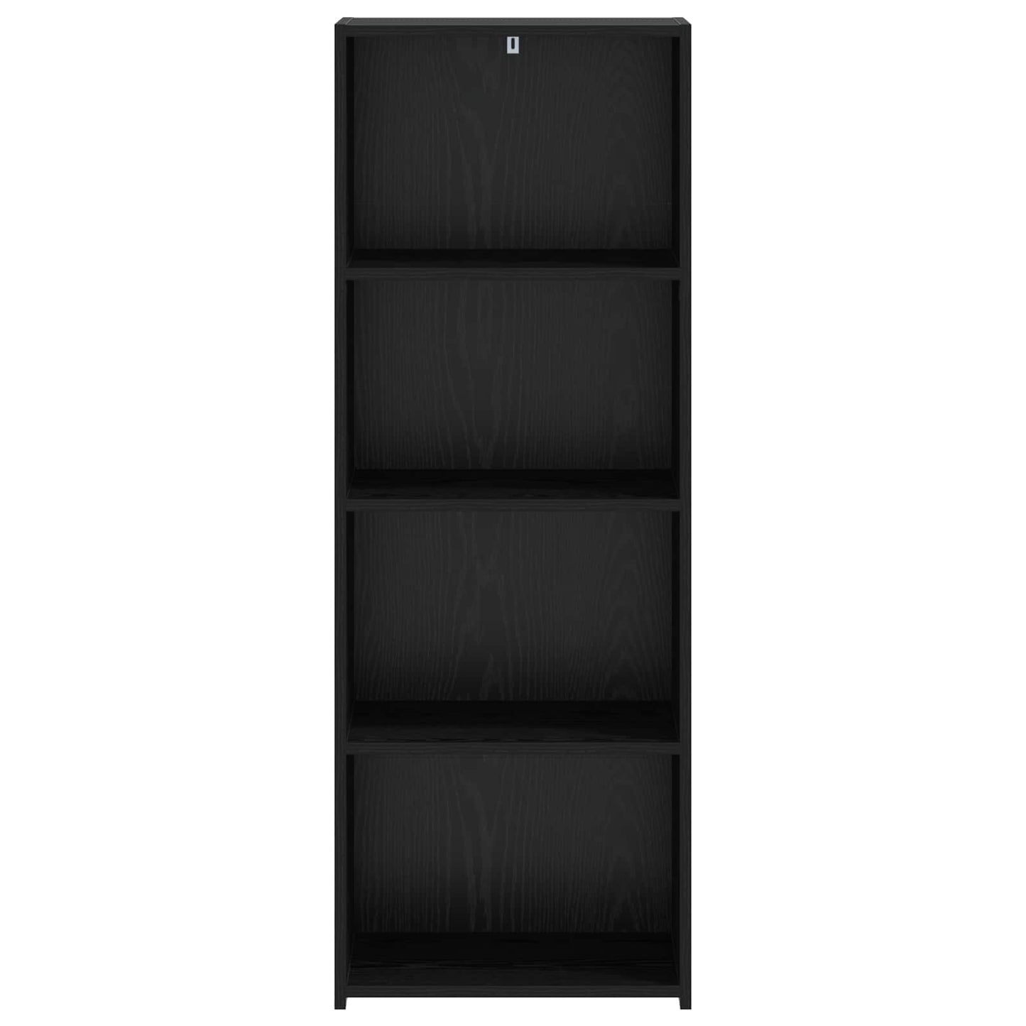 vidaXL Highboard Black Oak 45 x 41 x 124 cm Engineered Wood