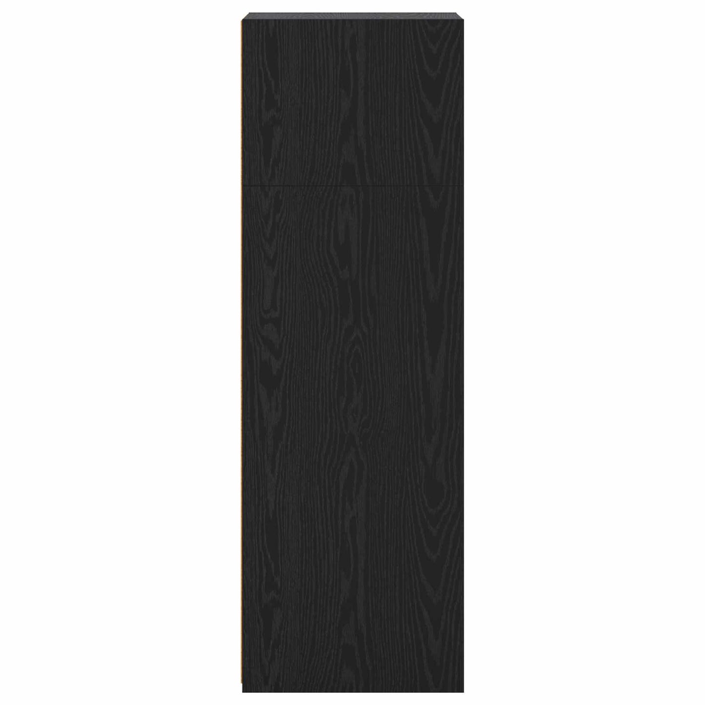 vidaXL Highboard Black Oak 45 x 41 x 124 cm Engineered Wood