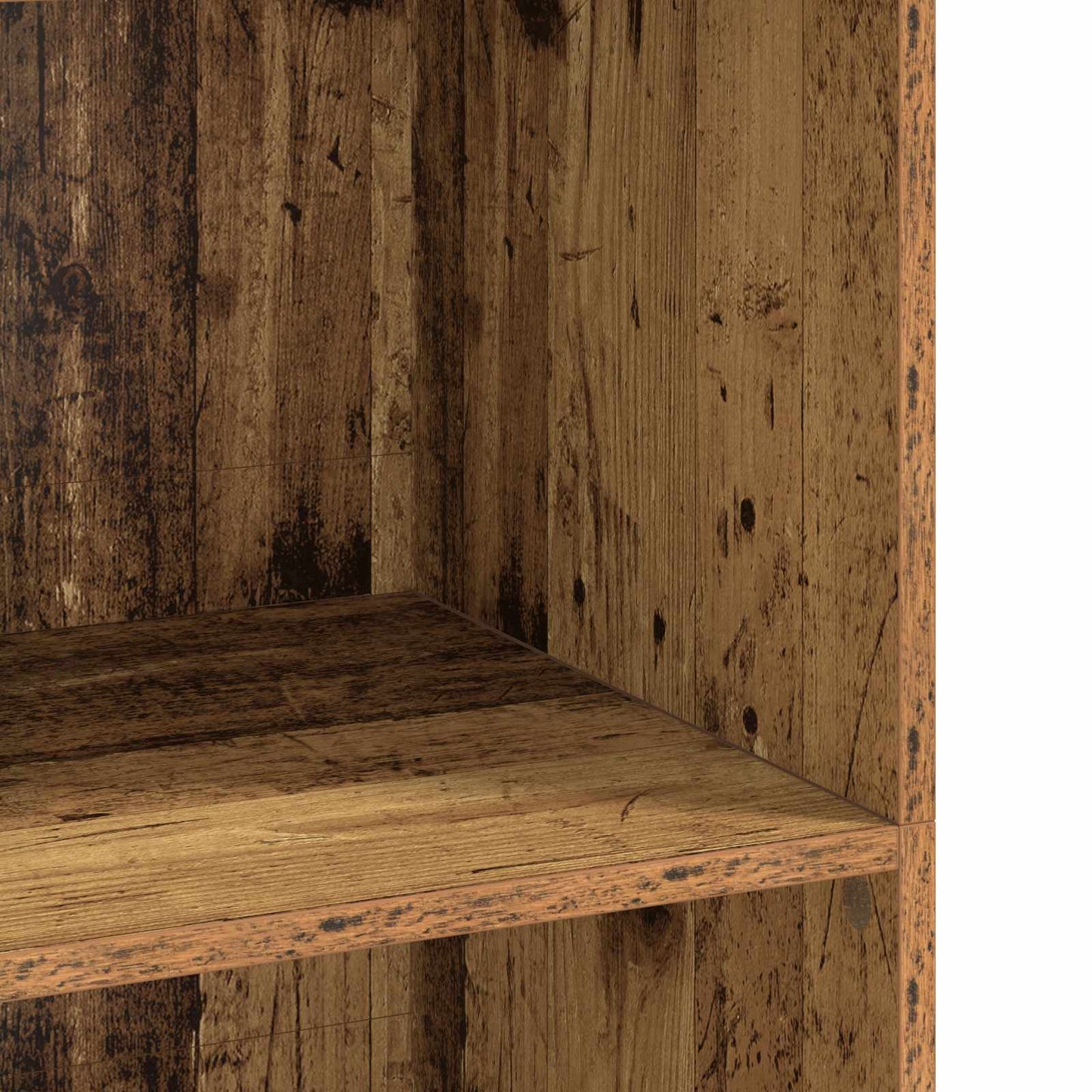 vidaXL Highboard Old Wood 70 x 41 x 124 cm Engineered Wood