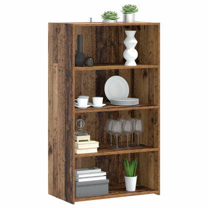 vidaXL Highboard Old Wood 70 x 41 x 124 cm Engineered Wood