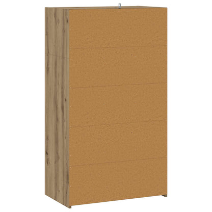 vidaXL Highboard Artisan Oak 70 x 41 x 124 cm Engineered Wood