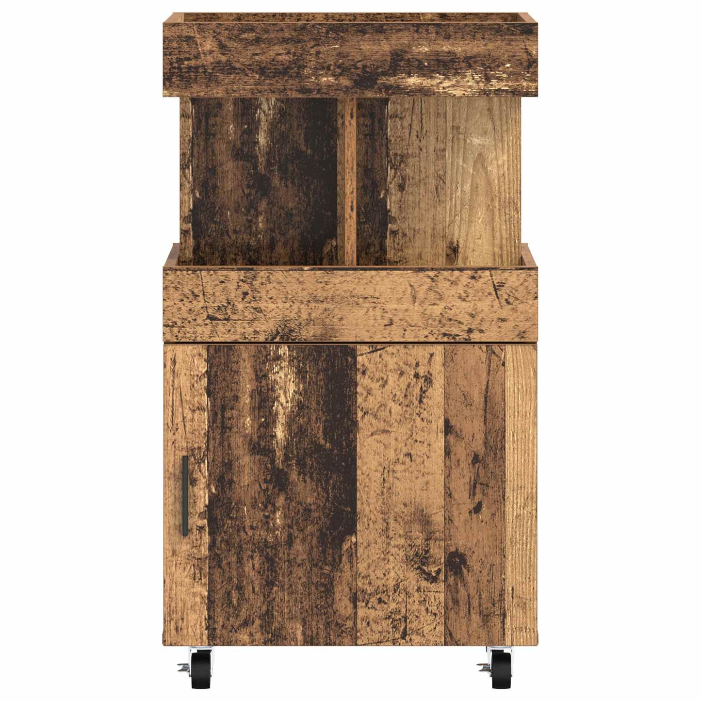 vidaXL Bar Cart Oak Wood 50 x 41 x 89 cm Engineered Wood