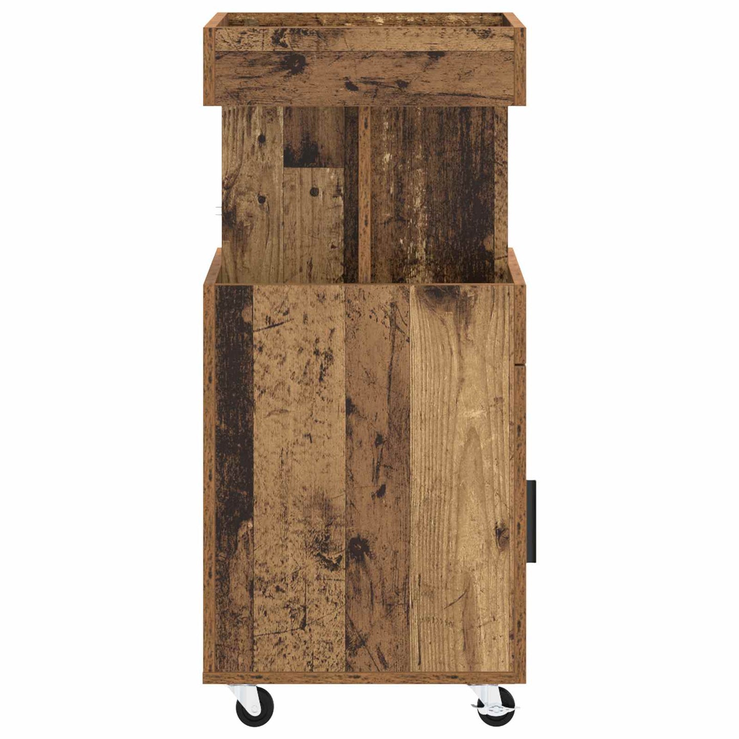 vidaXL Bar Cart Oak Wood 50 x 41 x 89 cm Engineered Wood