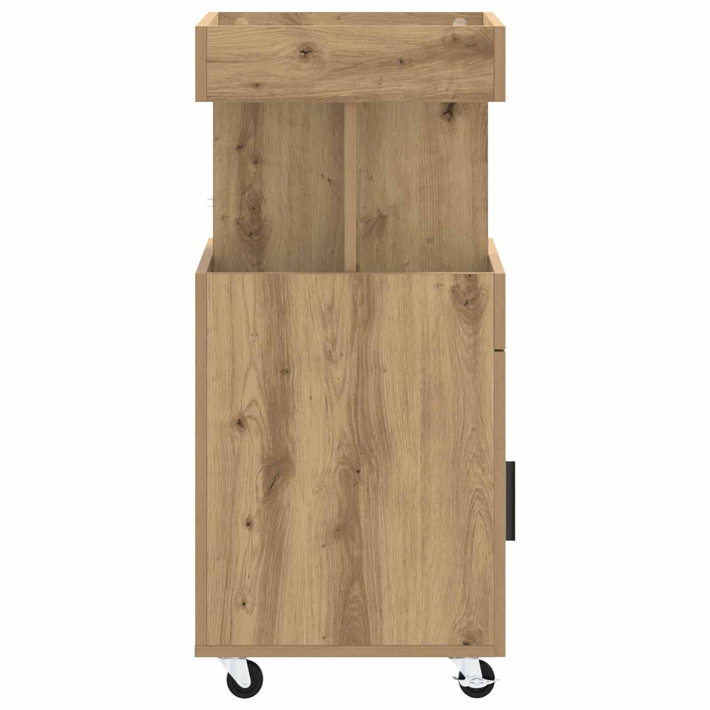 vidaXL Bar Cart Artisan Oak 50 x 41 x 89 cm Engineered Wood