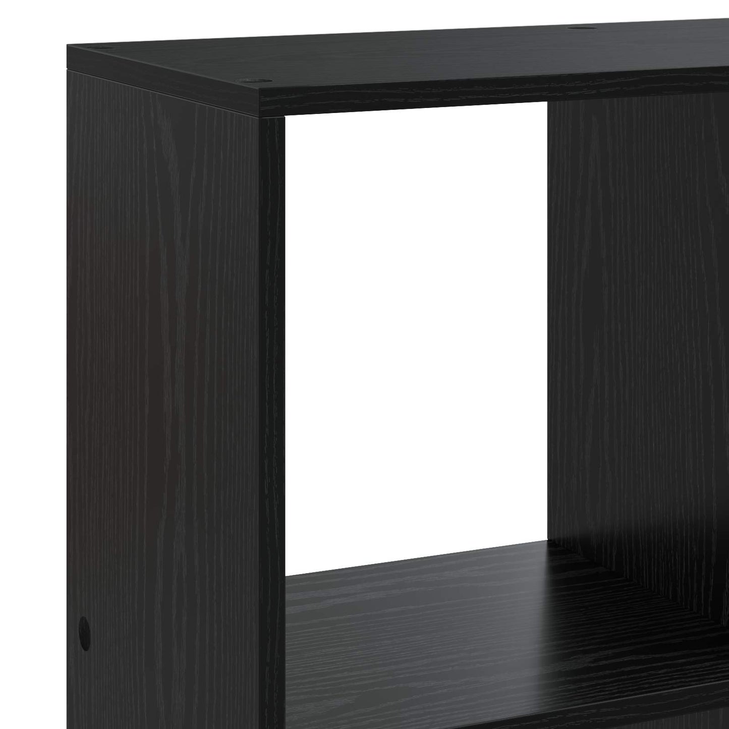 vidaXL Book Cabinet 102 x 29 x 103.5 cm Engineered Wood Black Oak