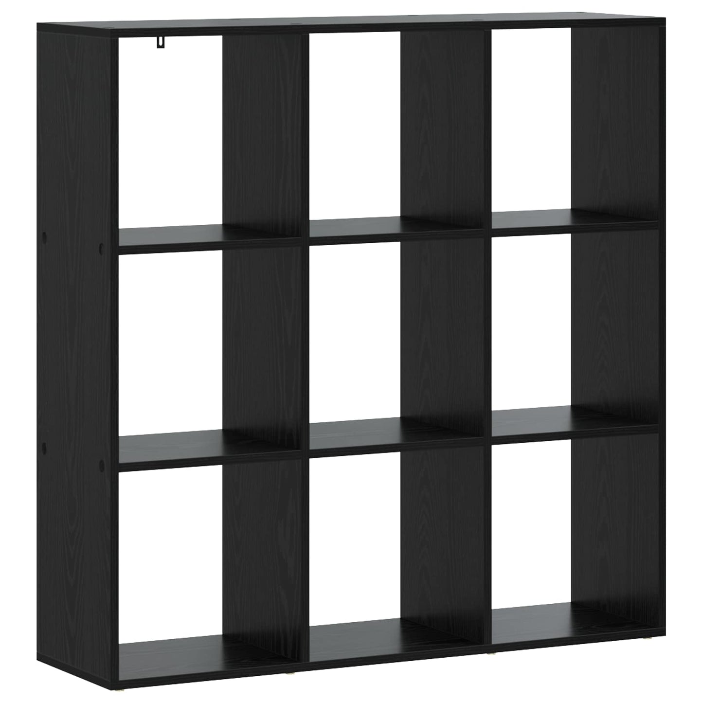 vidaXL Book Cabinet 102 x 29 x 103.5 cm Engineered Wood Black Oak