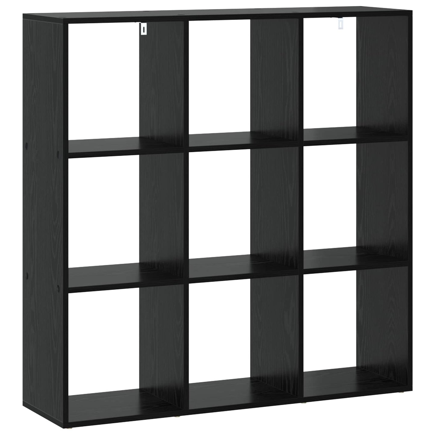 vidaXL Book Cabinet 102 x 29 x 103.5 cm Engineered Wood Black Oak