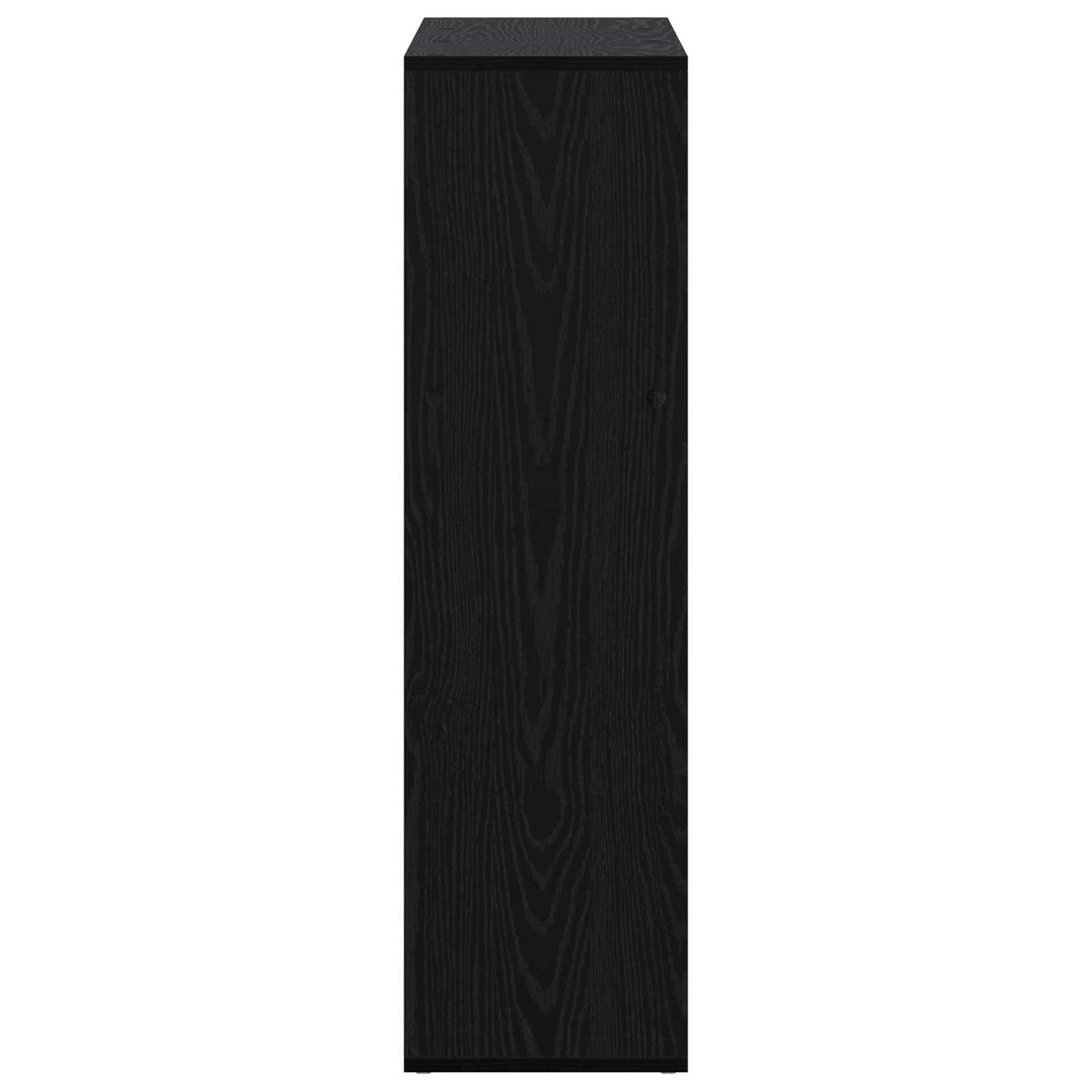 vidaXL Book Cabinet 102 x 29 x 103.5 cm Engineered Wood Black Oak