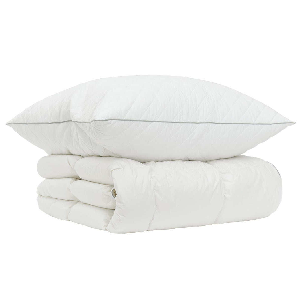 vidaXL 90% Goose Down Duvet Set FULDA 2 pcs 150 x 200 cm All Seasons