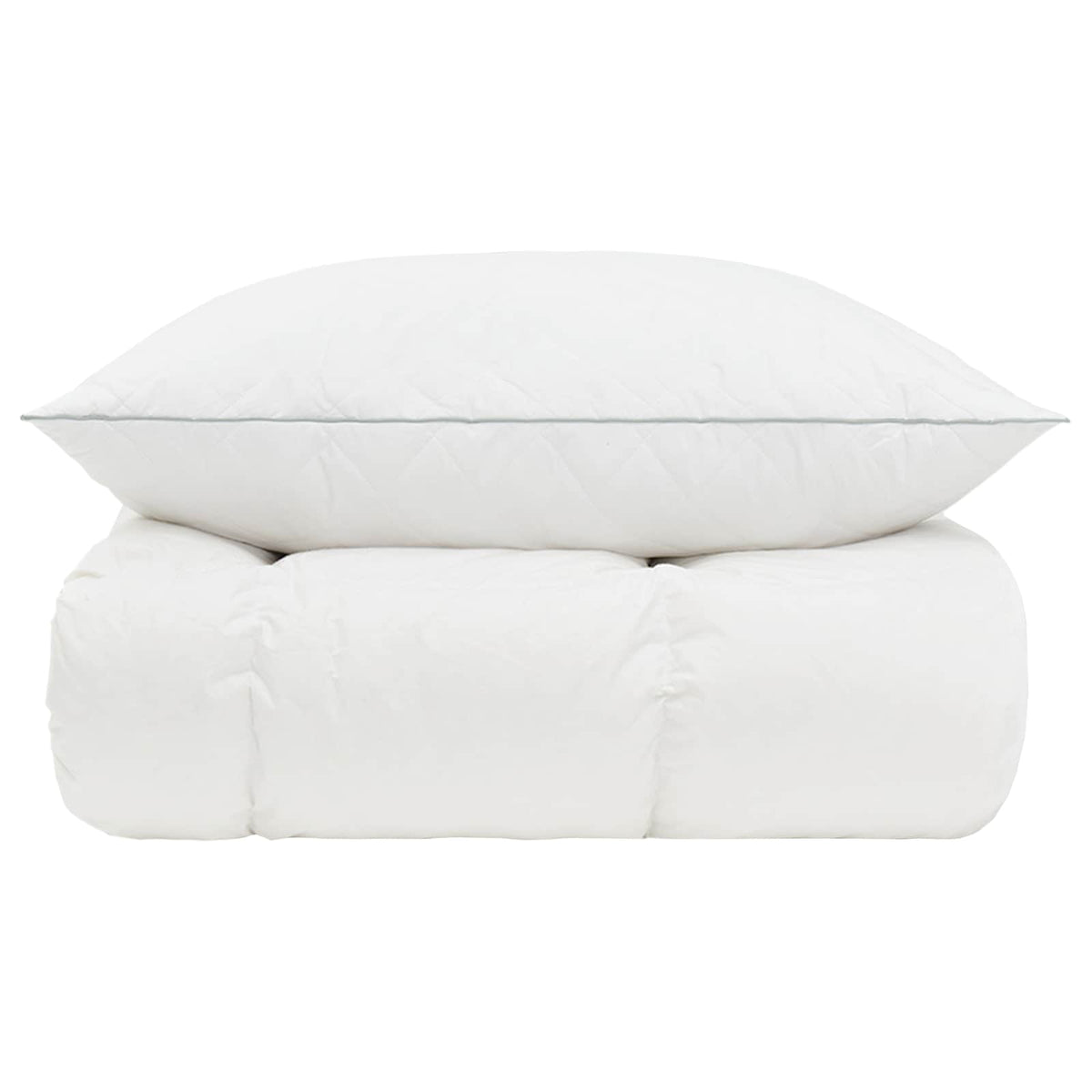 vidaXL 90% Goose Down Duvet Set FULDA 2 pcs 152 x 203 cm All Seasons