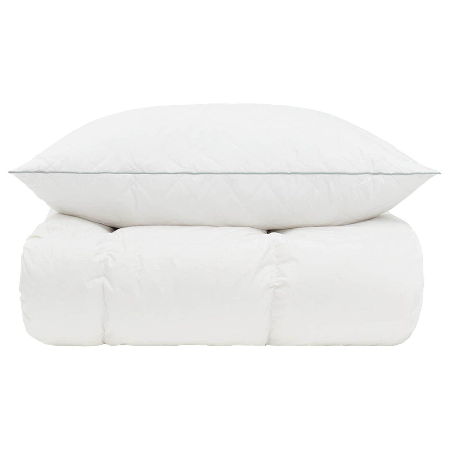 vidaXL 90% Goose Down Duvet Set FULDA 2 pcs 155 x 200 cm All Seasons