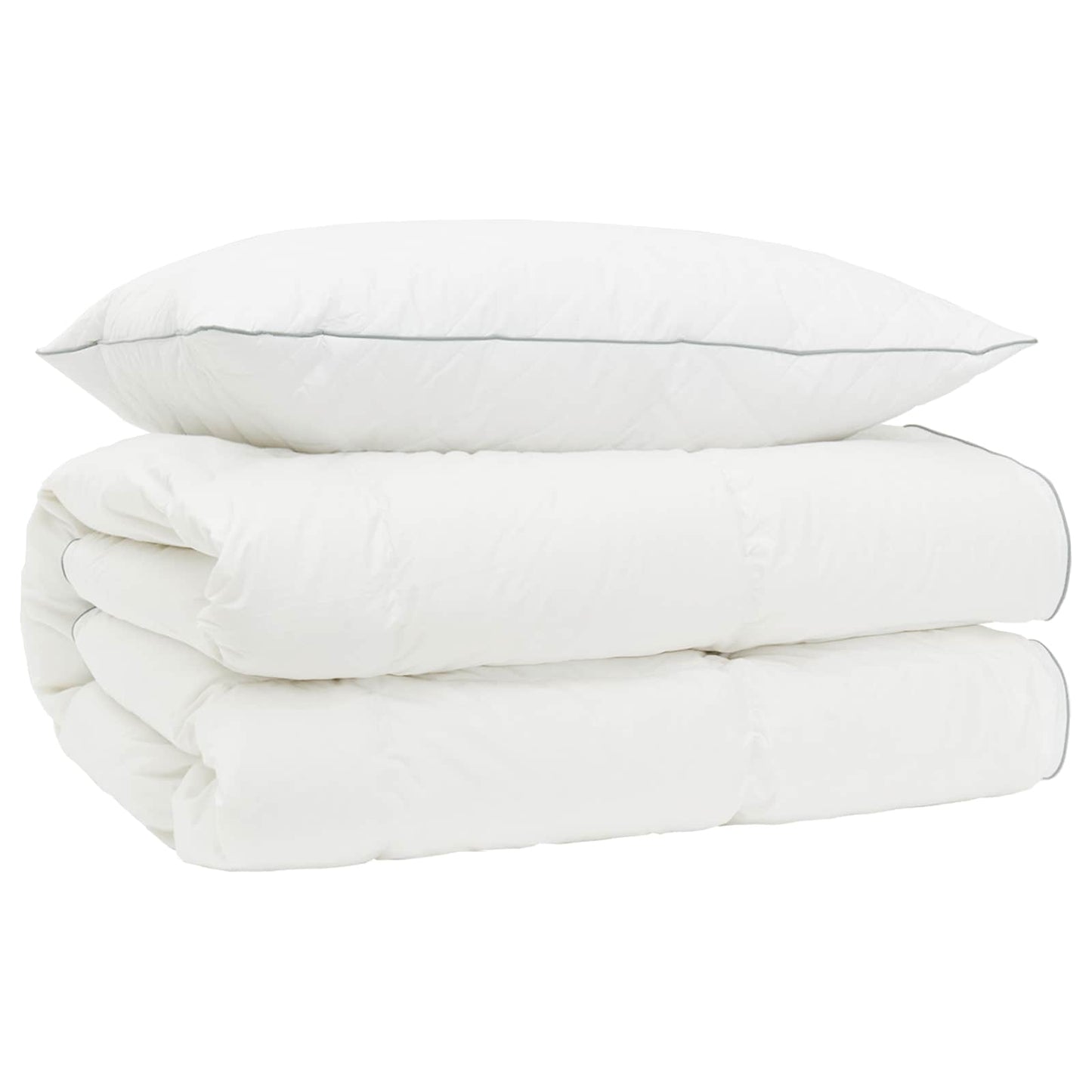 vidaXL 90% Goose Down Duvet Set FULDA 2 pcs 135 x 200 cm All Seasons