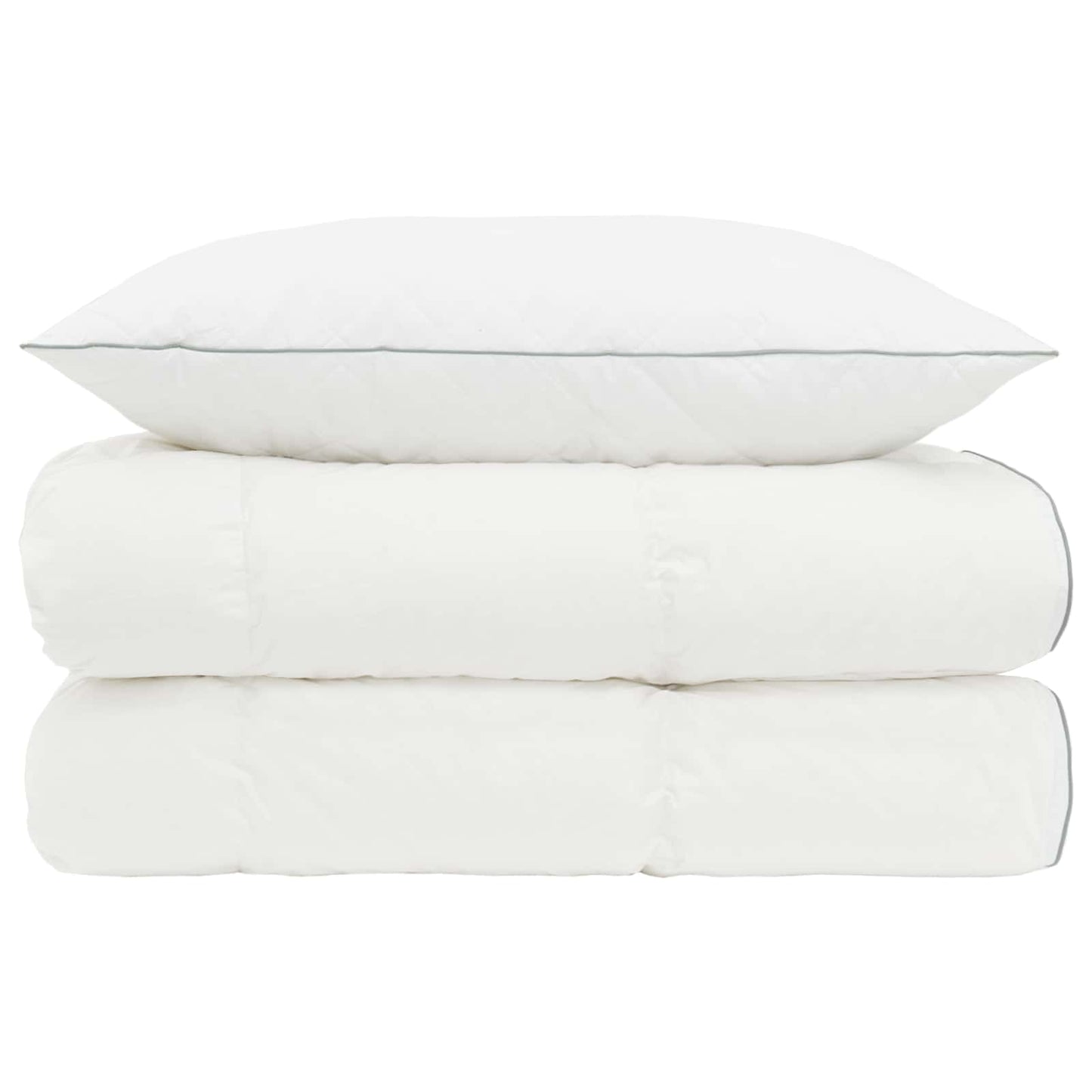 vidaXL 90% Goose Down Duvet Set FULDA 2 pcs 135 x 200 cm All Seasons