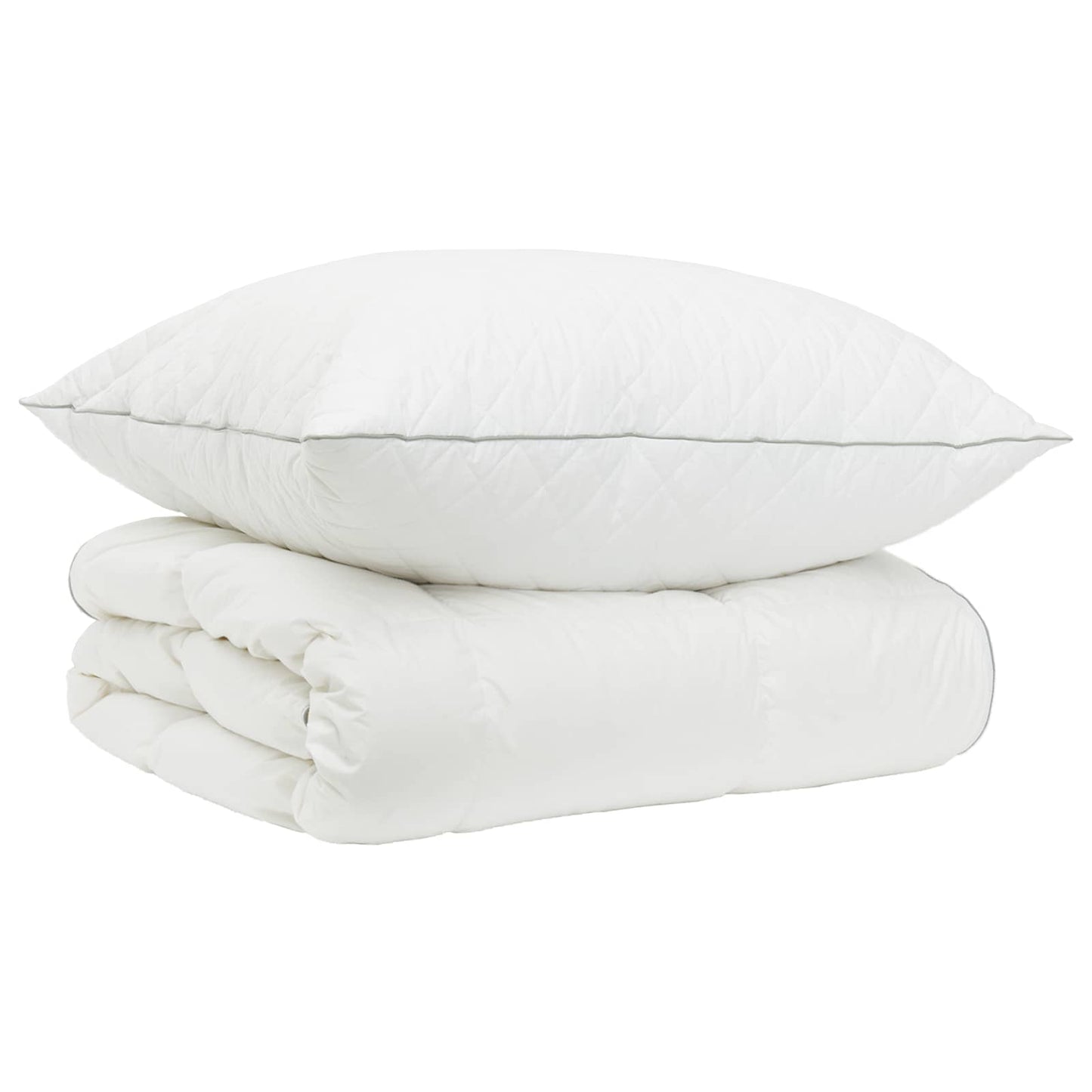 vidaXL 90% Goose Down Duvet Set FULDA 2 pcs 140 x 200 cm All Seasons