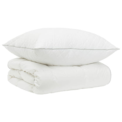 vidaXL 90% Goose Down Duvet Set FULDA 2 pcs 140 x 200 cm All Seasons