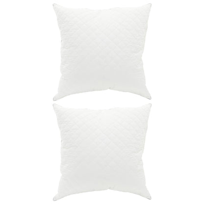 vidaXL 90% Goose Down Duvet Set FULDA 3 pcs 155 x 220 cm Summer White