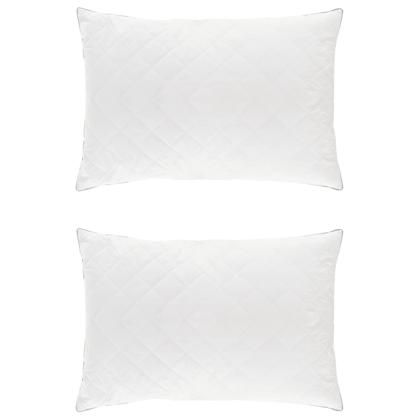 vidaXL 90% Goose Down Duvet Set FULDA 3 pcs 155 x 220 cm Winter White