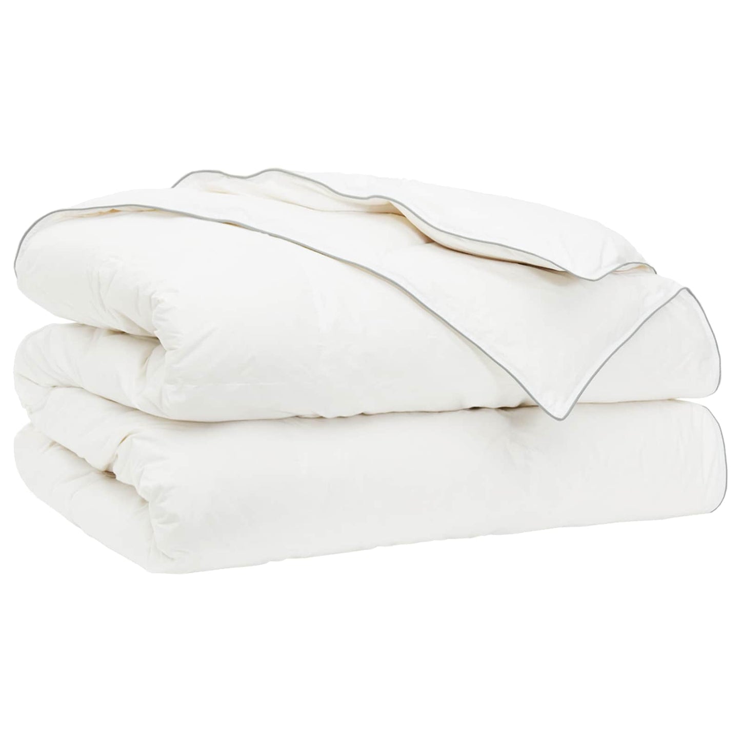 vidaXL 90% Goose Down Duvet Set FULDA 3 pcs 155 x 220 cm All Seasons