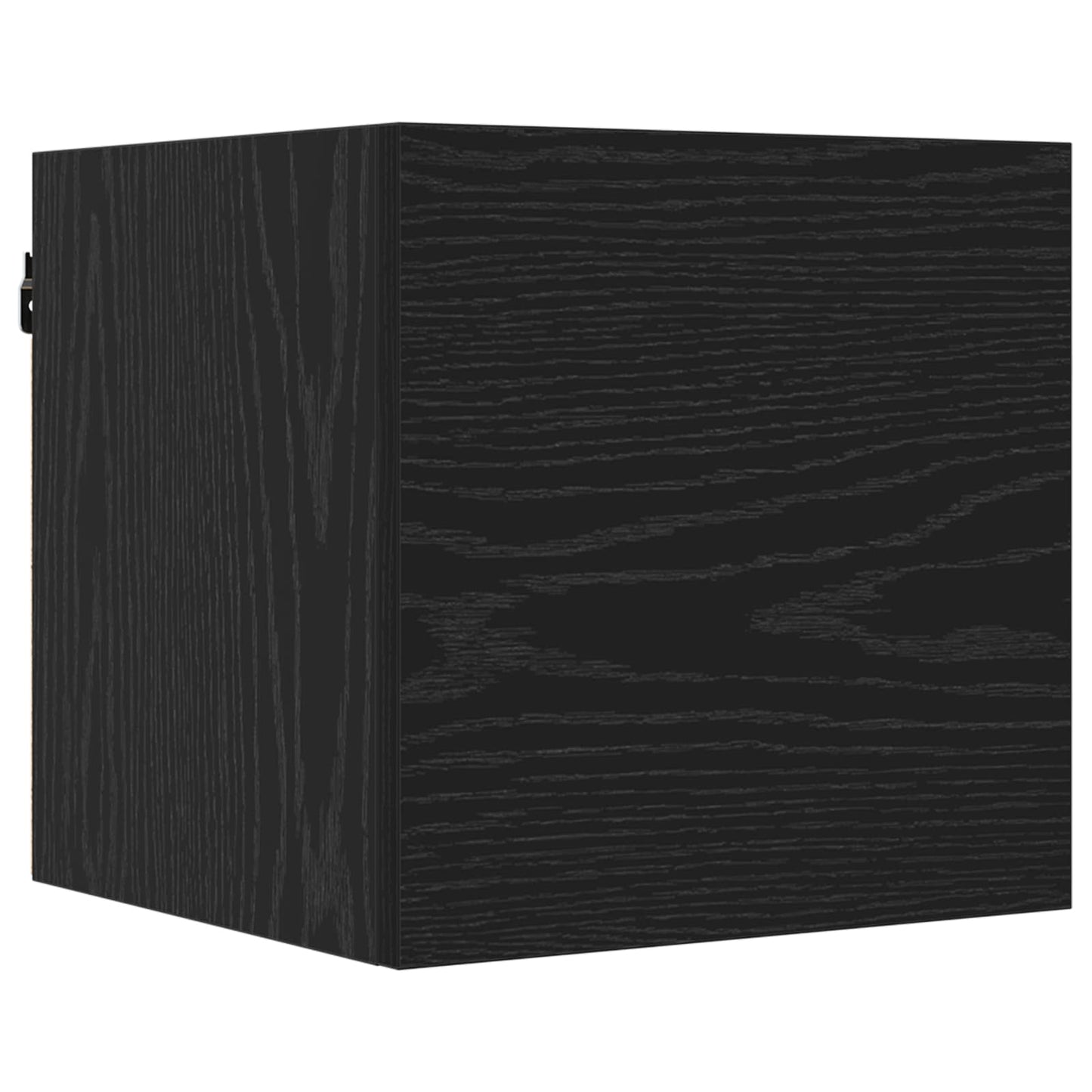 vidaXL Wall Mounted TV Cabinet 8 pcs Black Oak Engineered Wood