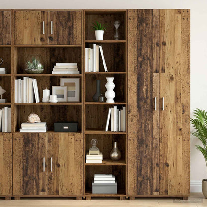 vidaXL Sideboard Oak Wood 45 x 41 x 185 cm Engineered Wood