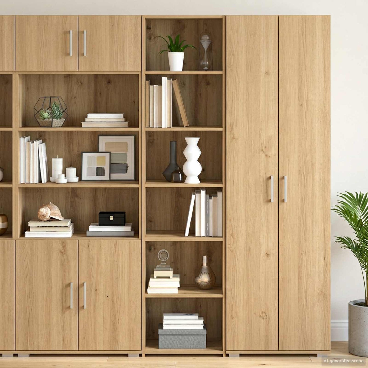 vidaXL Sideboard Artisan Oak 45 x 41 x 185 cm Engineered Wood