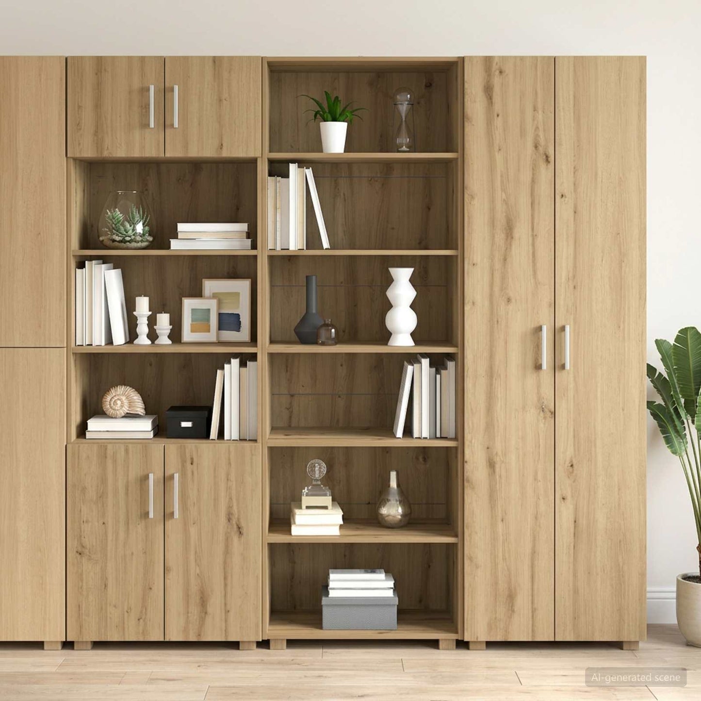 vidaXL Sideboard Artisan Oak 70 x 41 x 185 cm Engineered Wood