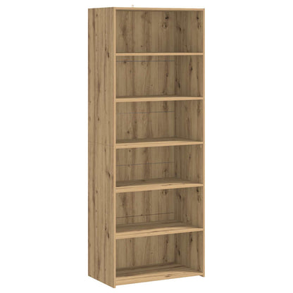 vidaXL Sideboard Artisan Oak 70 x 41 x 185 cm Engineered Wood