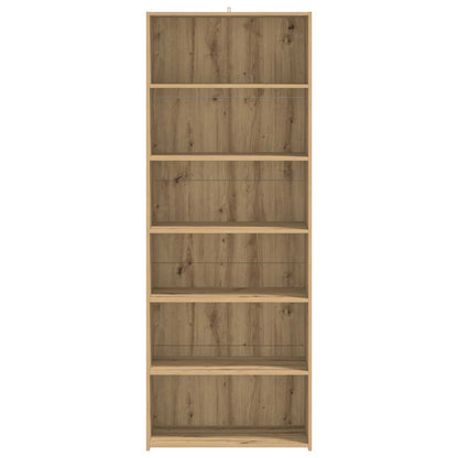 vidaXL Sideboard Artisan Oak 70 x 41 x 185 cm Engineered Wood