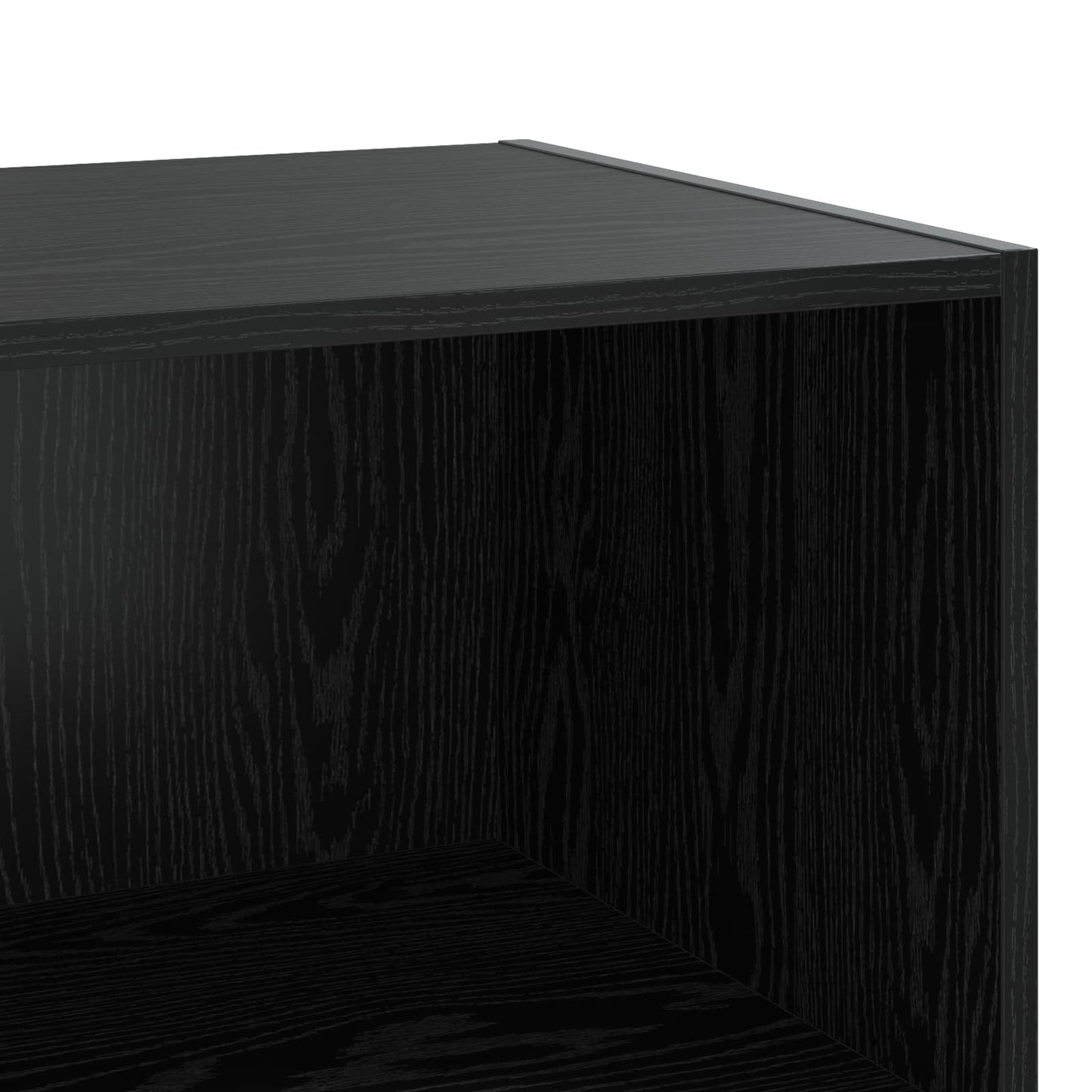 vidaXL Sideboard Black Oak 70 x 41 x 185 cm Engineered Wood