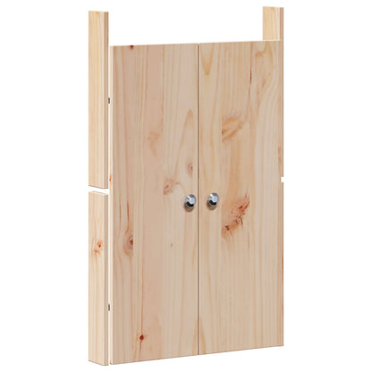 vidaXL Outdoor Kitchen Cabinet MEPPEL Natural Douglas 55 x 55 x 92 cm