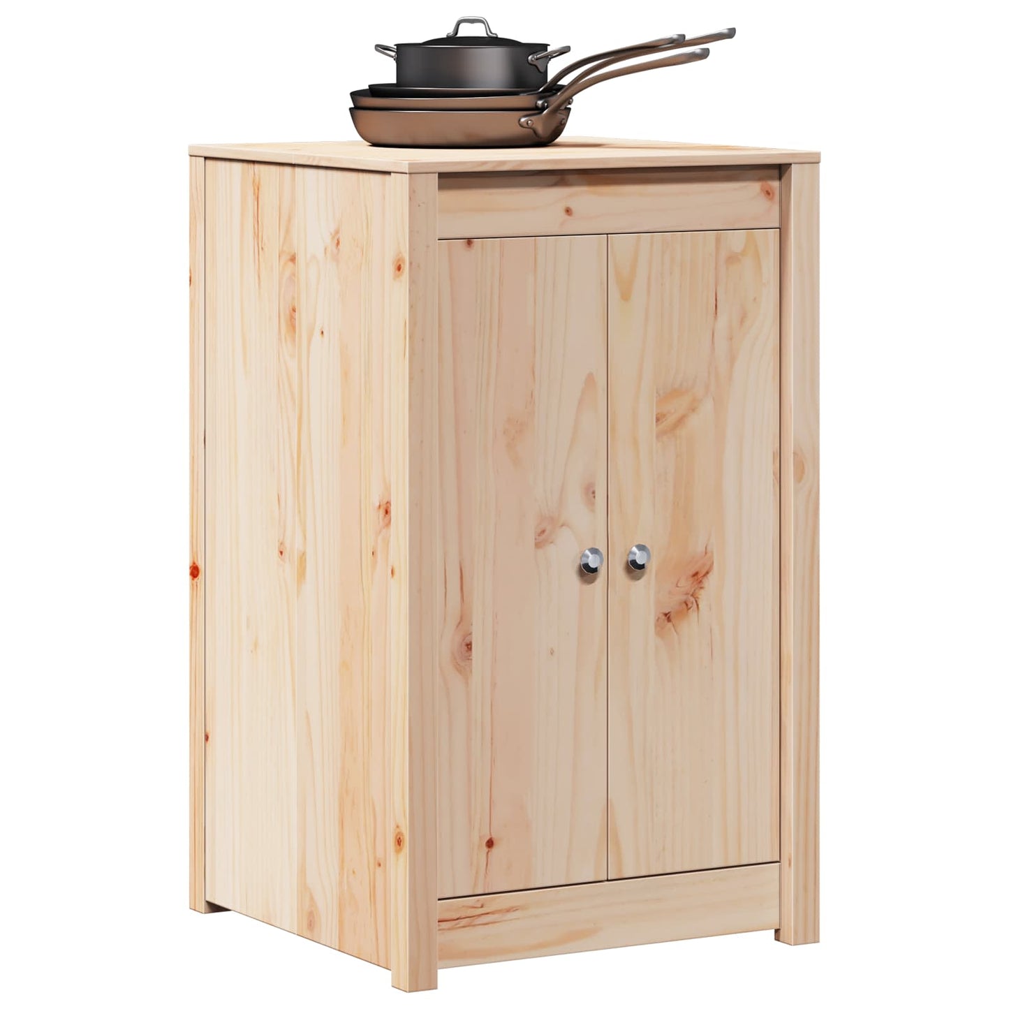 vidaXL Outdoor Kitchen Cabinet MEPPEL Natural Douglas 55 x 55 x 92 cm
