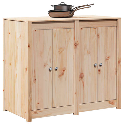 vidaXL Outdoor Kitchen Cabinet MEPPEL Natural Douglas 106 x 55 x 92 cm