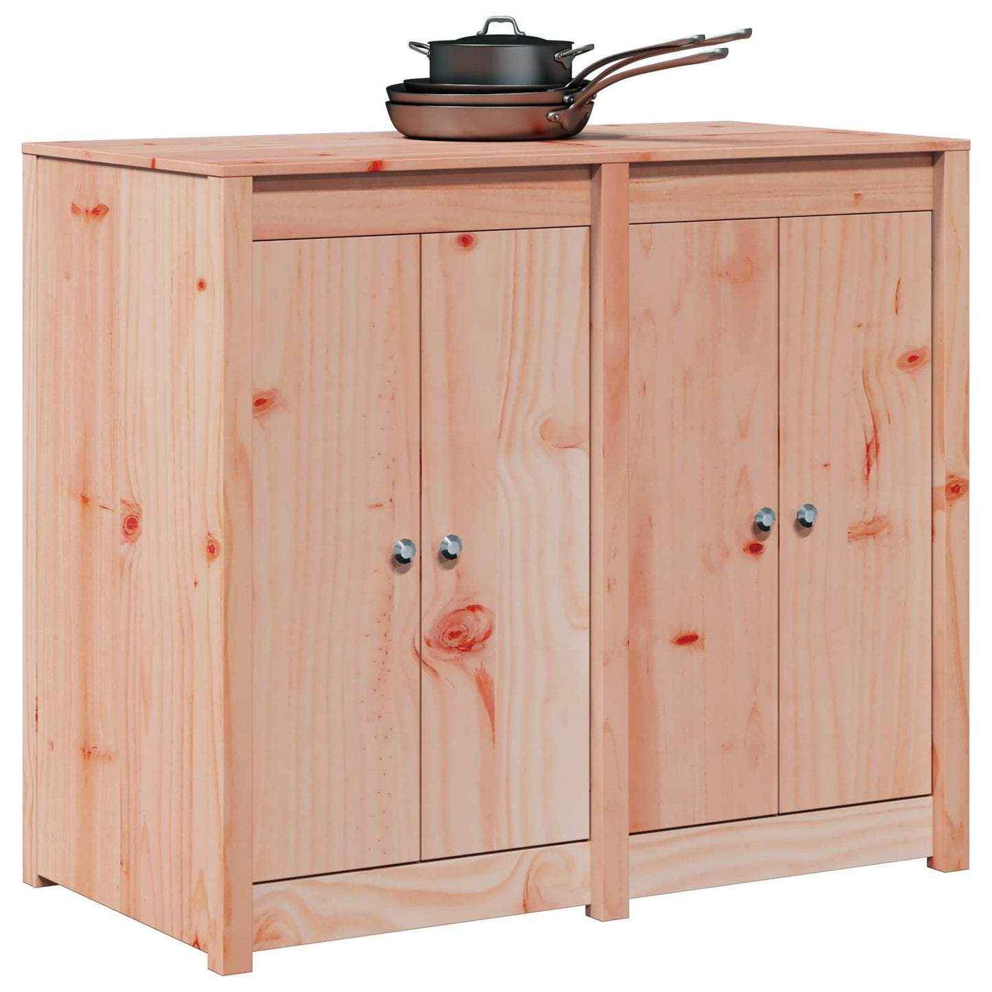 vidaXL Outdoor Kitchen Cabinet MEPPEL White 106 x 55 x 92 cm