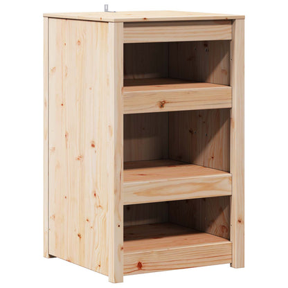 vidaXL Outdoor Kitchen Cabinet MEPPEL 2 pcs Natural Douglas