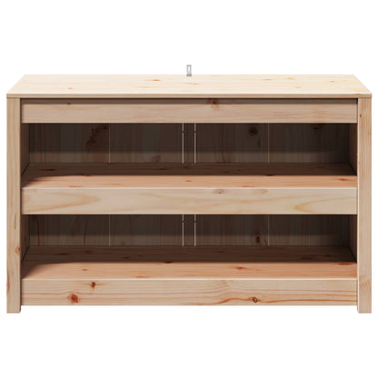 vidaXL Outdoor Kitchen Cabinet MEPPEL 2 pcs Natural Douglas